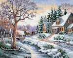(image for) Winter Outing Counted Cross Stitch Kit